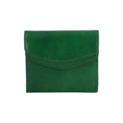 Barberini's portfel ze skóry naturalnej - Zielony 