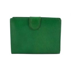 Skórzany portfel klasyczny - Barberini's Zielony 